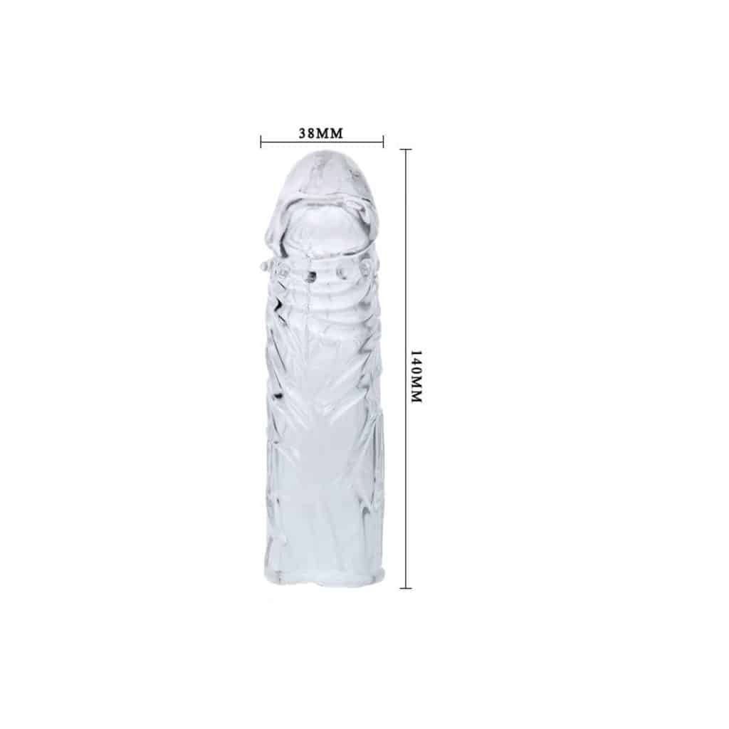 Realistisk Penis Sleeve – Penisförstorare 13 cm – Klar