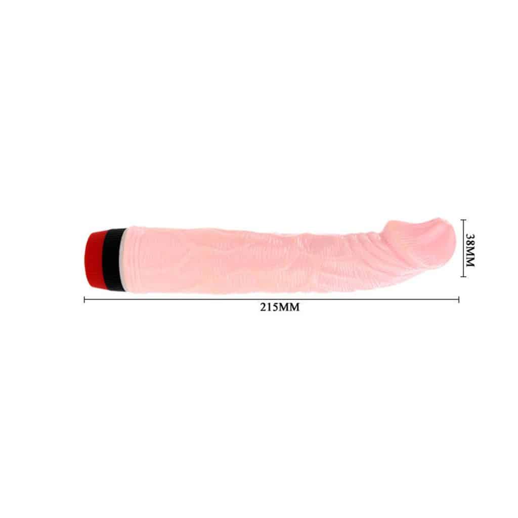 Baile Rockin Dong Penis Cyber Skin 1 Dildovibrator 21,5 cm – Beige