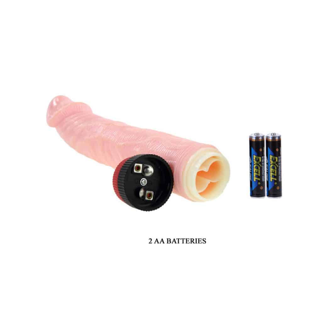 Baile Rockin Dong Penis Cyber Skin 1 Dildovibrator 21,5 cm – Beige