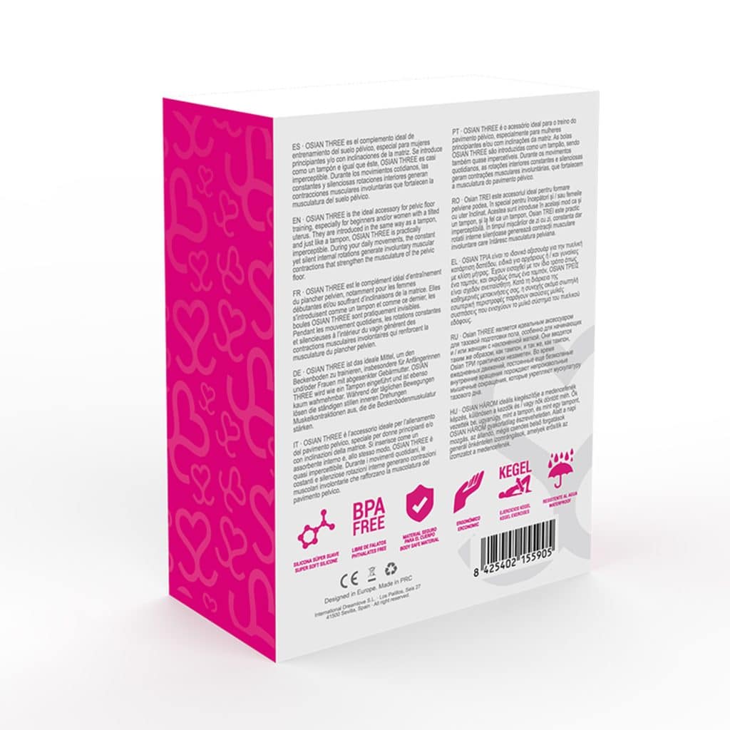 Osian Three – Geisha & Knipkula i Premium Silikon – Rosa