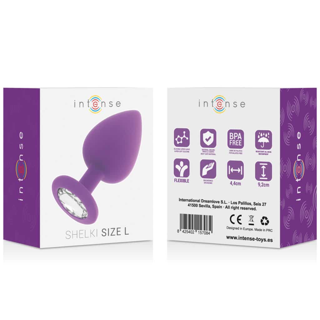 Shelki Purple – Analplugg – Large