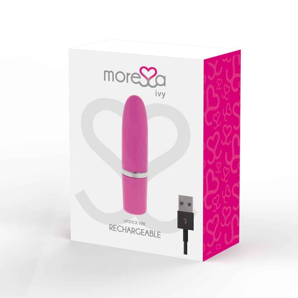 Moressa – Ivy Travel Bullet Minivibrator Tystlåten – Rosa