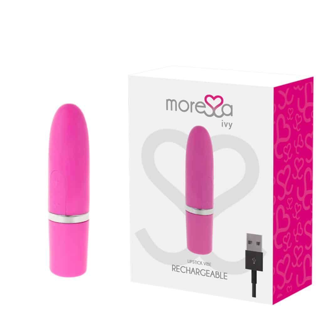Moressa – Ivy Travel Bullet Minivibrator Tystlåten – Rosa