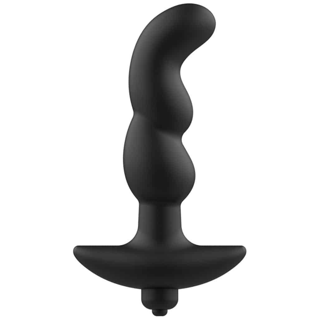 Addicted Toys #Modell 3 – Prostata & Analvibrator Analplugg – Svart