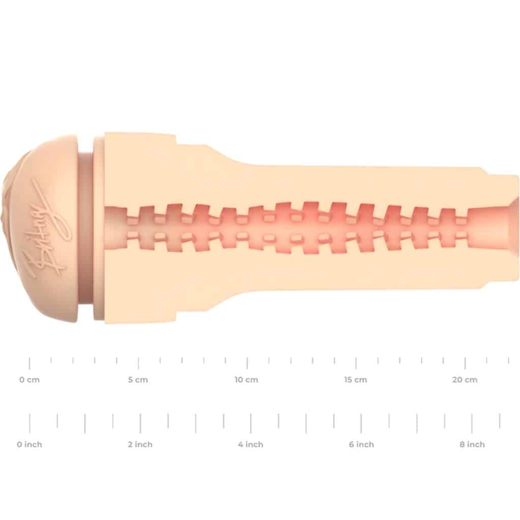 Kiiroo Feel Amber Stroker – Fleshlight Keon Vaginal Masturbator Sleeve – Britney Amber