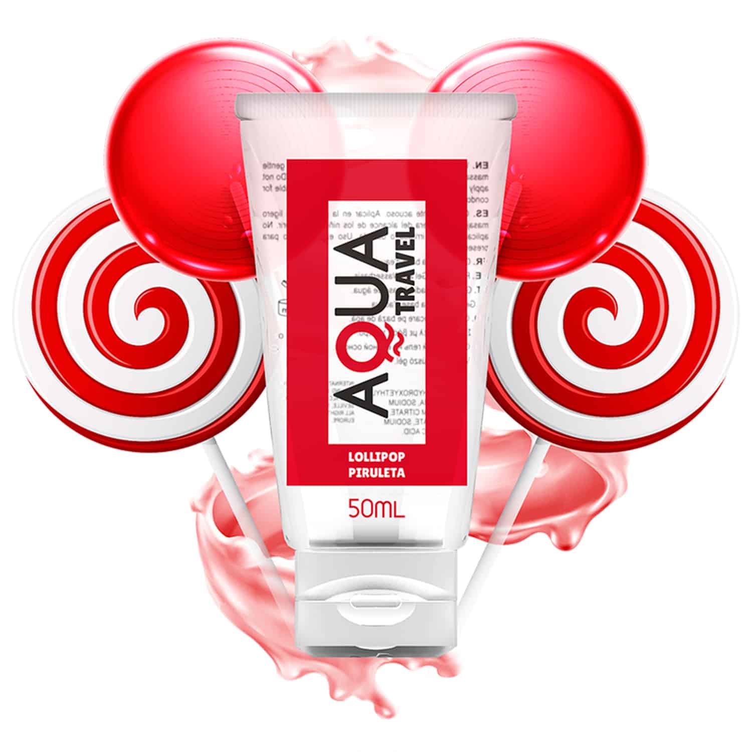 Aqua Travel - Vattenbaserat Glidmedel 50 ml - Lollipop