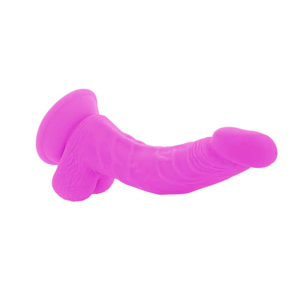 Diversia – Flexibel Vibrerande Dildo med fjärrkontroll 21,5 cm – Lila