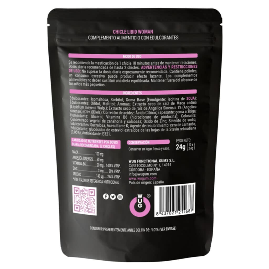 Cum Gum Libid Woman Tuggummi – Ökar sexlusten & energin 10 st