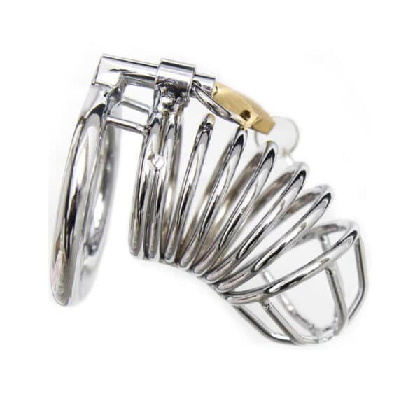 Penisbur - Kyskhetsbälte för män i metall - Small