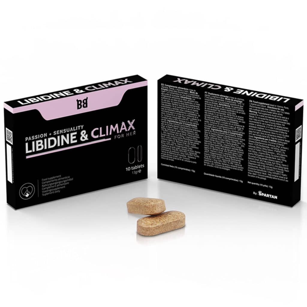 Libidine & Climax – Ökar sexlusten + Intensivare orgasmer – Kosttillskott för kvinnor – 10 tabletter