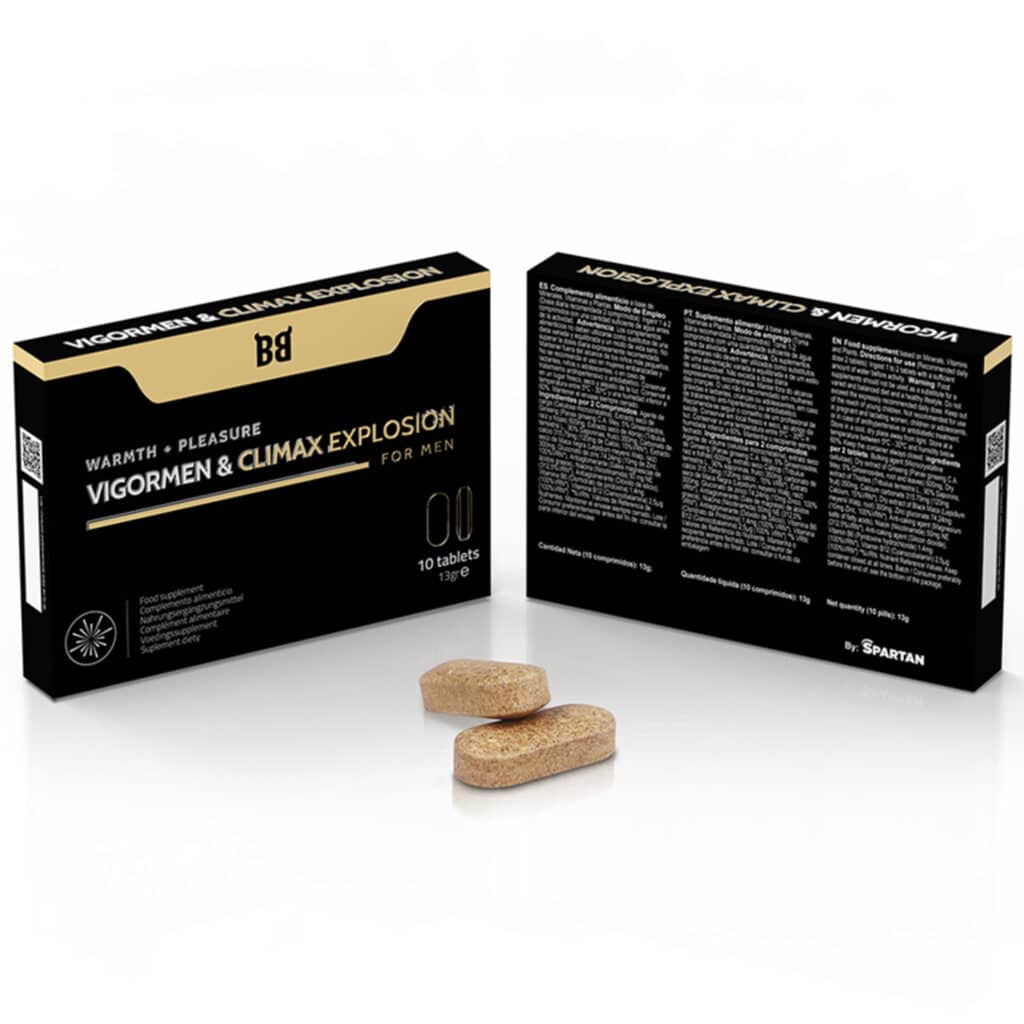 Starkare & Långvarig Erektion + Intensivare orgasmer – Kosttillskott för män – 10 tabletter