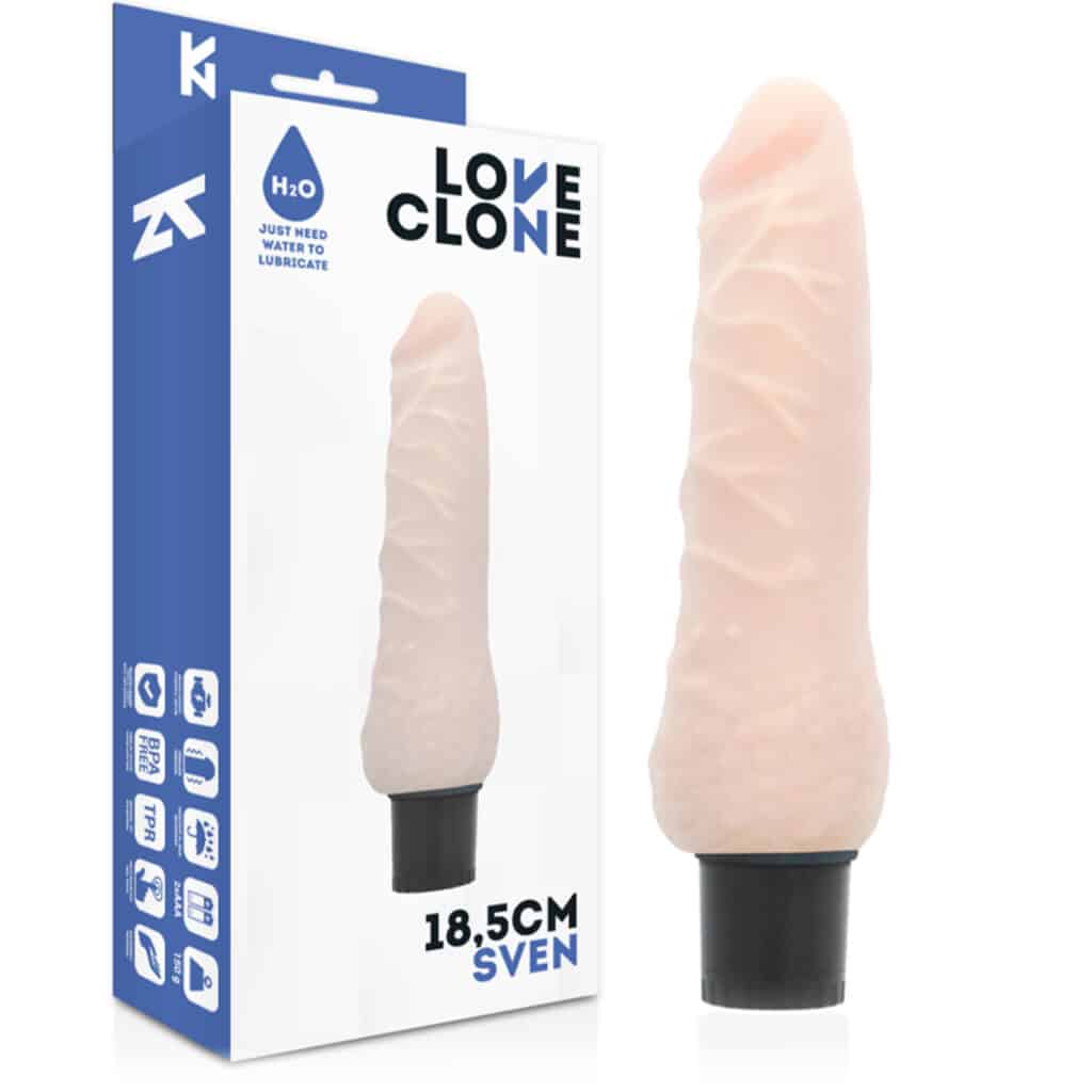 Sven – Realistisk Självsmörjande Dildovibrator 18,5 cm