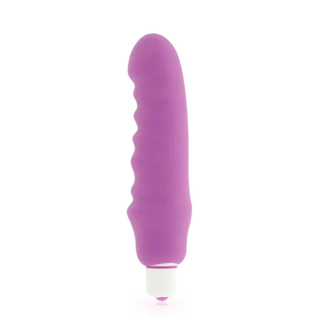 Genius – 2i1 Vibrator i Silikon – Lila