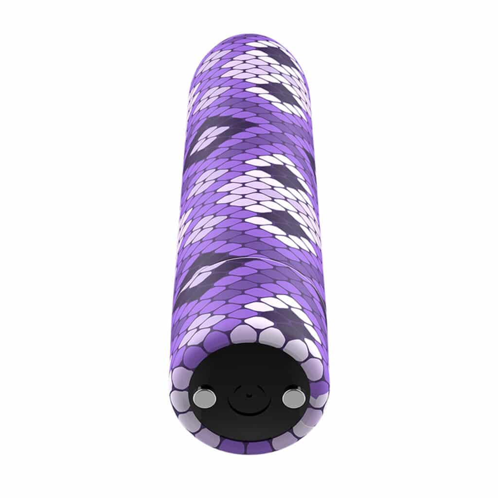 Snake Purple Magnetic Bullet – Vibrator med 10 Intensiteter & Uppladdningsbar