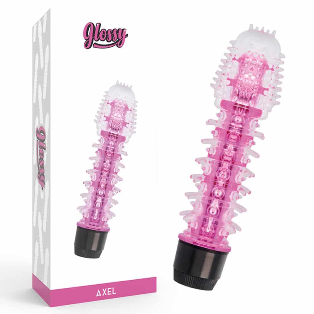 Glossy – Vattentät Rosa Dildovibrator – Alex 14 cm