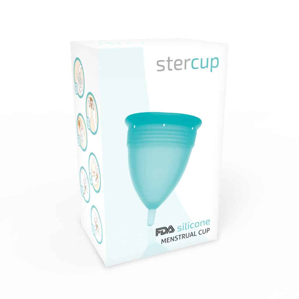 SterCup – Menskopp i FDA Silikon – Aquamarine – Large