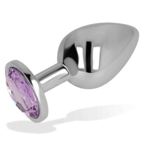 Öhmama! Analplugg med Lila Kristalldiamant - Small - 7 cm