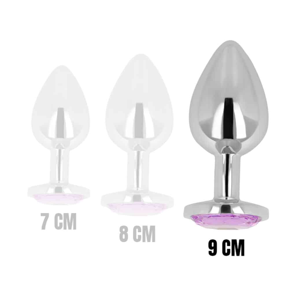 Öhmama! Analplugg Buttplug med Lila Kristalldiamant – Large