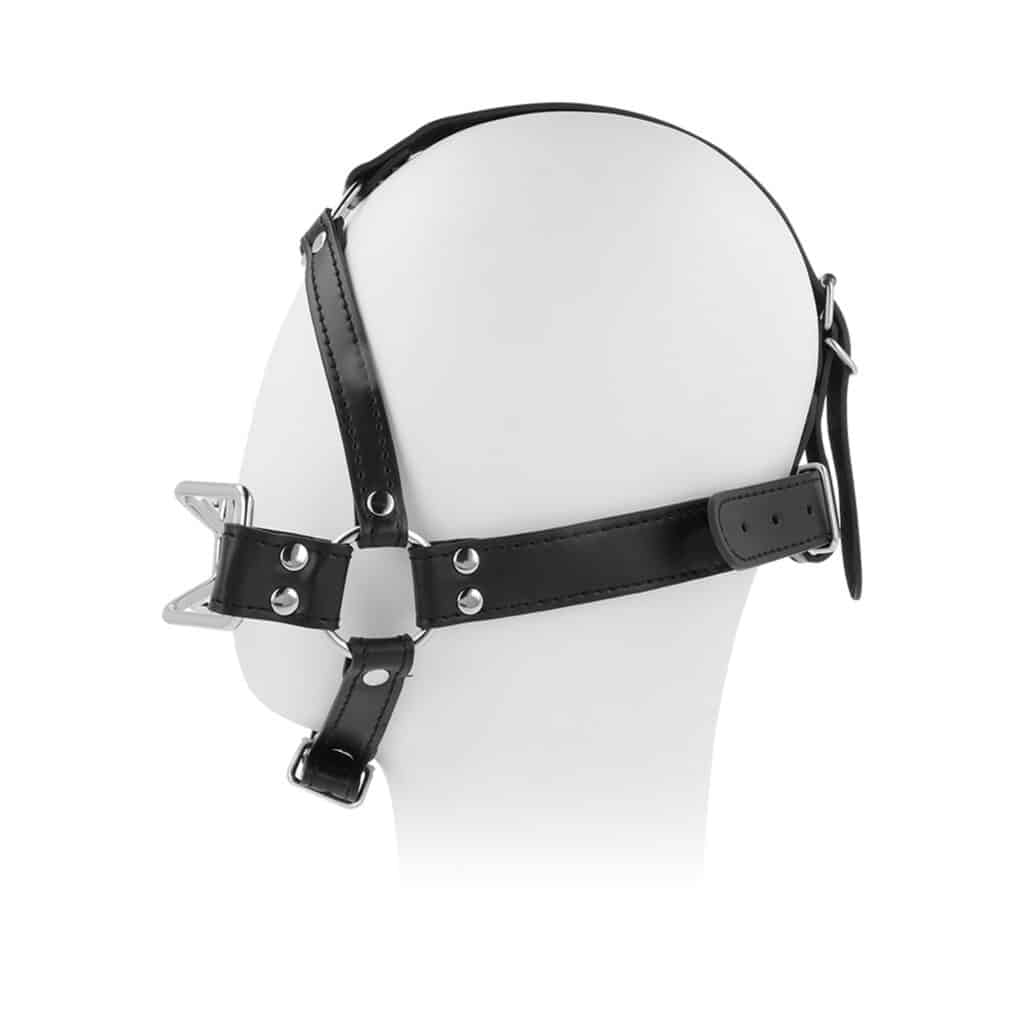 Öhmama! Ansiktssele med Ring Gag Munkavel – Svart