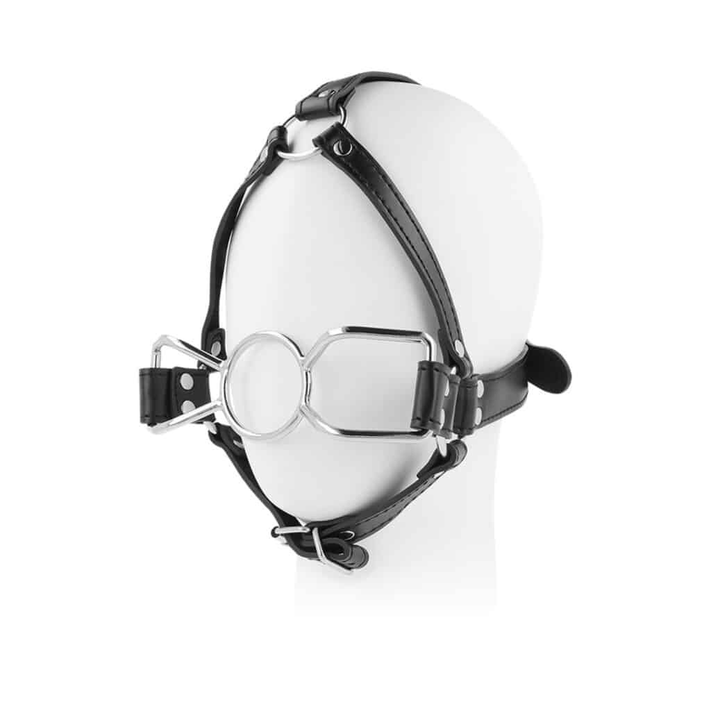 Öhmama! Ansiktssele med Ring Gag Munkavel – Svart