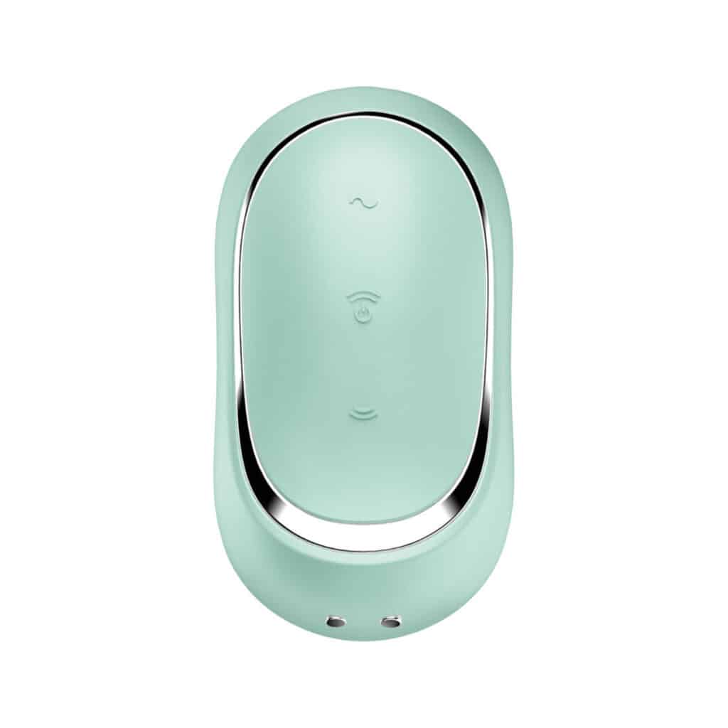 Satisfyer – Pro To Go 2 Dubbel Air Pulse Stimulator & Vibrator Lufttrycksvibrator – Grön