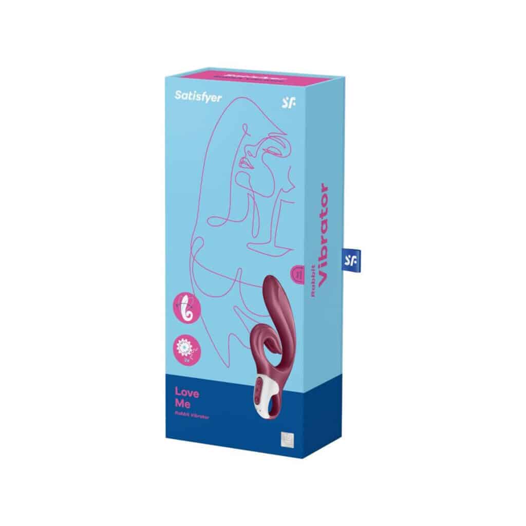 Satisfyer – Love Me Rabbitvibrator – Röd