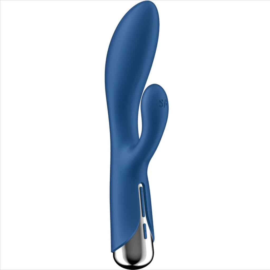 Satisfyer – Spinning Rabbitvibrator 1: Klitoris- & G-punktsstimulering – Blå