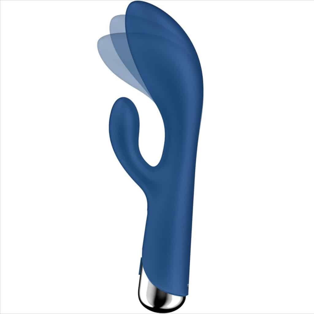 Satisfyer – Spinning Rabbitvibrator 1: Klitoris- & G-punktsstimulering – Blå