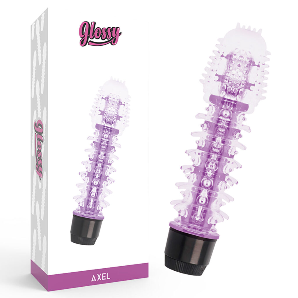 Glossy Axel Vibrator Lila
