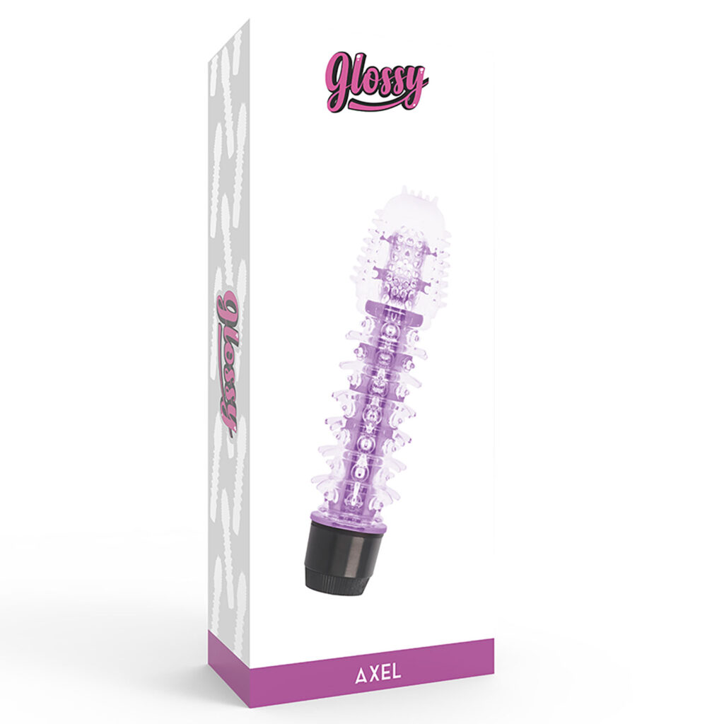 Glossy Axel Vibrator Lila