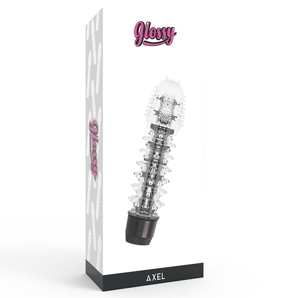 Glossy Axel Vibrator Svart