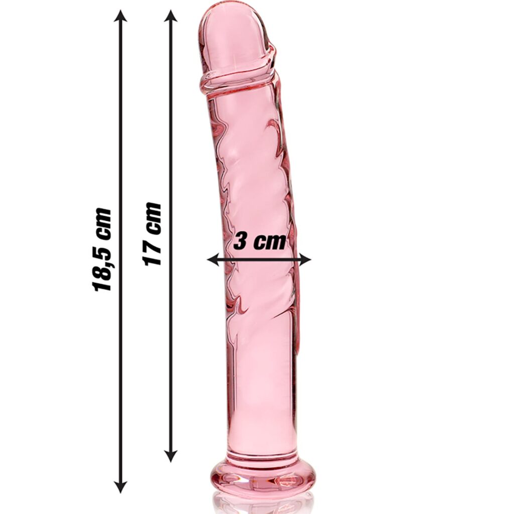 Nebula Series By Ibiza – Model 16 Glasdildo Rosa 18,5 cm