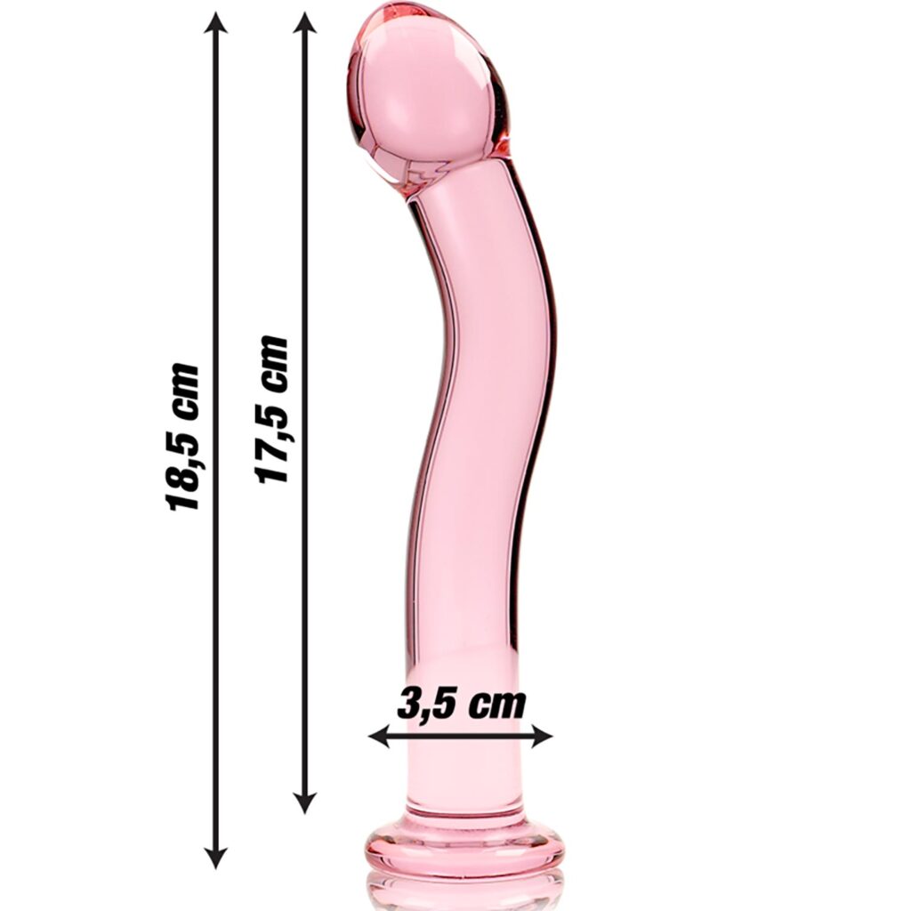 Nebula Series By Ibiza – Model 18 Glasdildo Rosa 18,5 cm