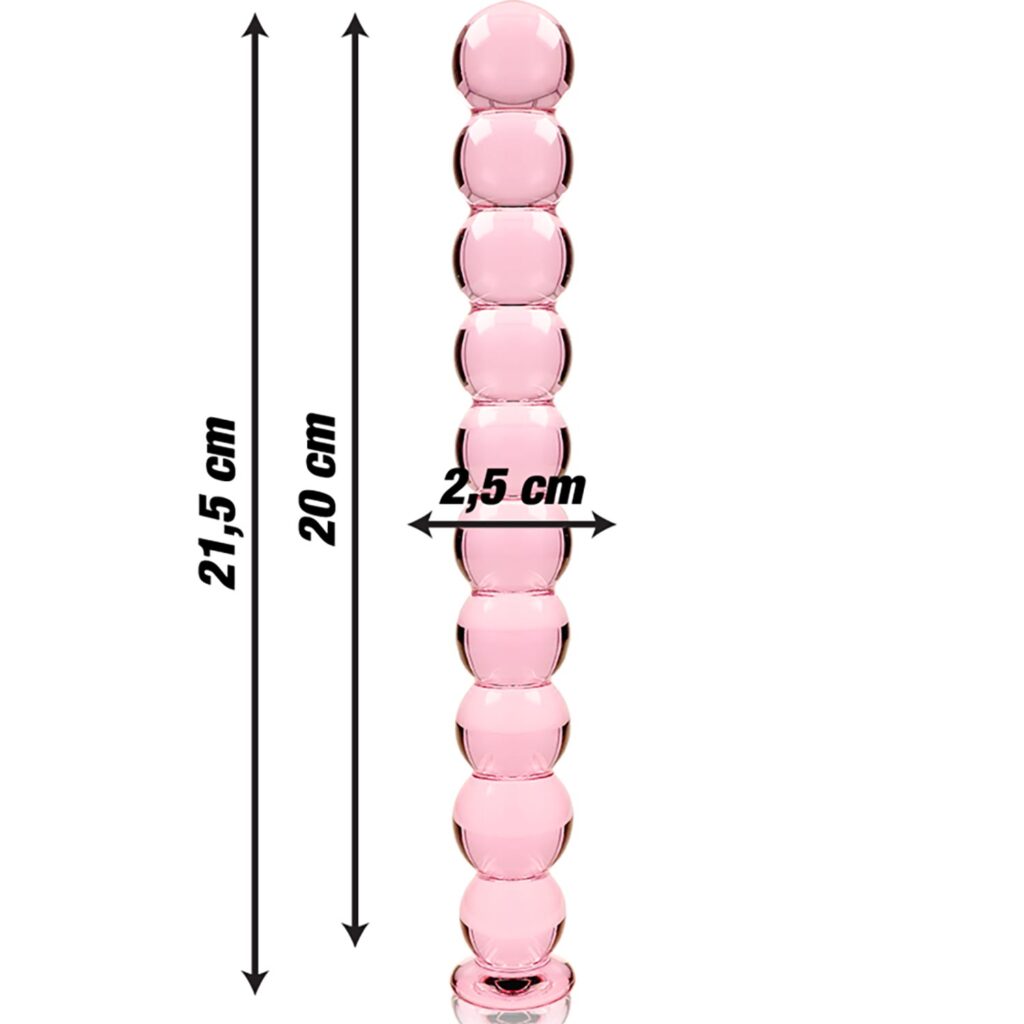 Nebula Series By Ibiza – Model 22 Glasdildo Rosa 21,5 cm