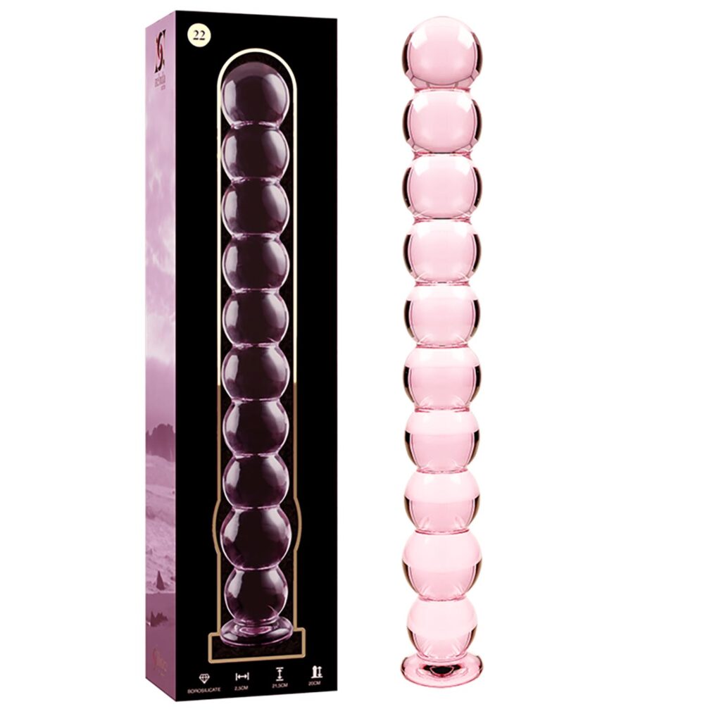 Nebula Series By Ibiza – Model 22 Glasdildo Rosa 21,5 cm