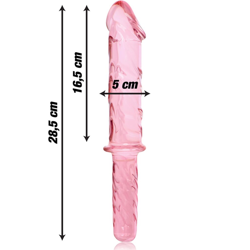 Nebula Series By Ibiza – Model 24 Glasdildo Rosa 28,5 cm