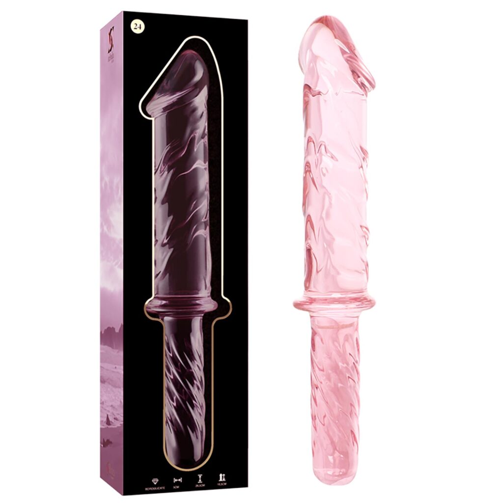 Nebula Series By Ibiza – Model 24 Glasdildo Rosa 28,5 cm
