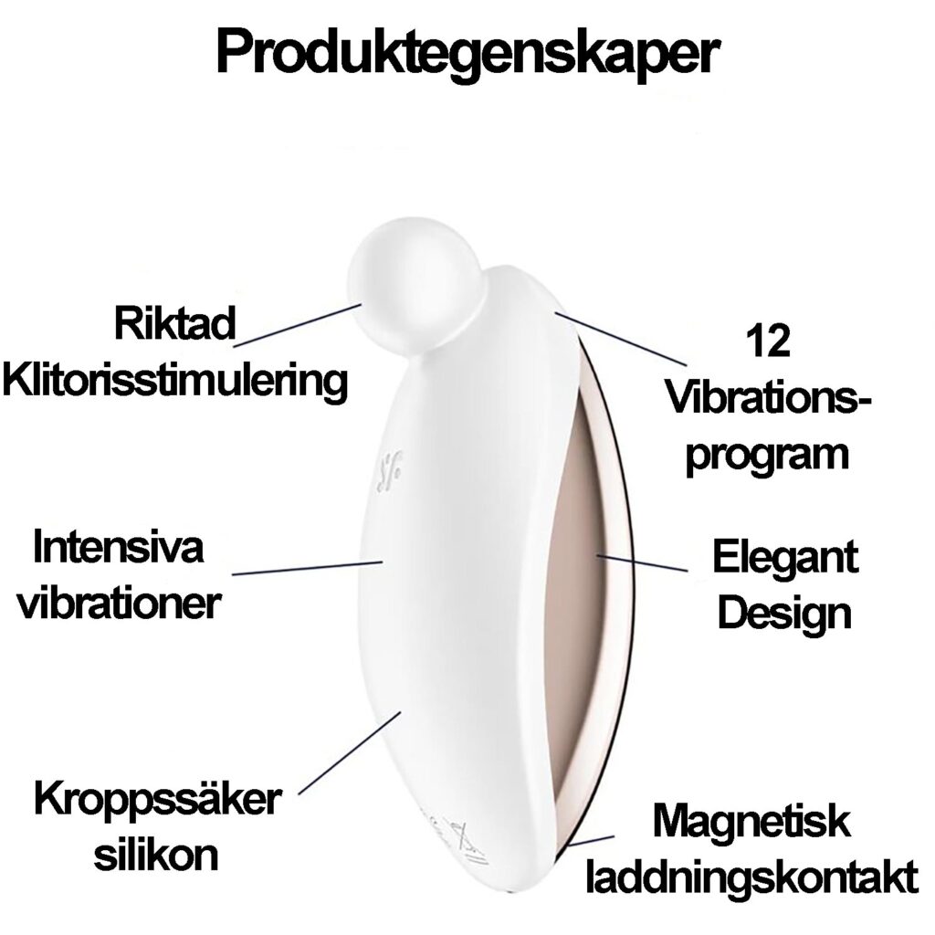 Satisfyer – Spot On 2 Lay-On Klitorisvibrator – Vit
